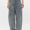 Blue Striped Carpenter Jeans