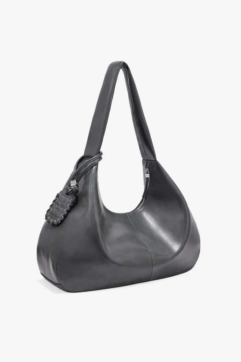 Steal Grey XXL Hobo Bag